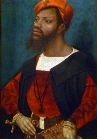 Portret van een Afrikaanse man (Jan Mostaert, ca. 1525-1530)