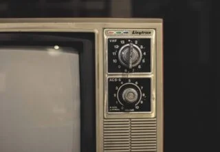 De treurbuis - Een oude televisie