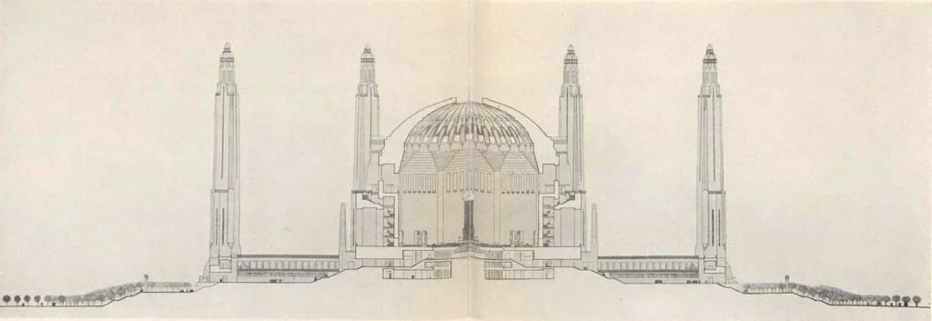 Berlages ontwerp voor het Pantheon der Menschheid 