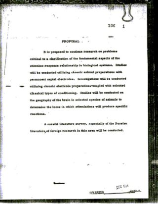 CIA-document over MK-ULTRA