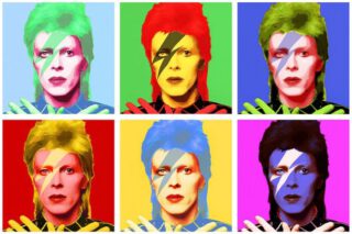 David Bowie in Pop Art door, Gil Zetbase