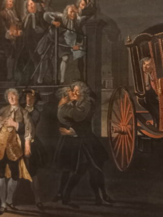 Sara Troost - Wie nog lopen kon, 1768 (detail) Rijksmuseum Amsterdam