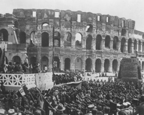 Bijeenkomst van fascisten in Rome, 1931