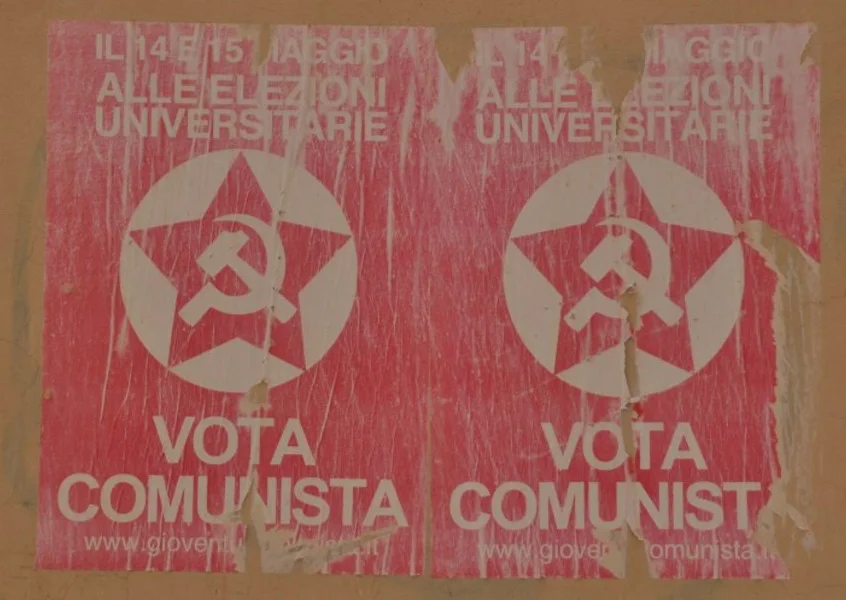 Posters voor de Italiaanse communistische partij