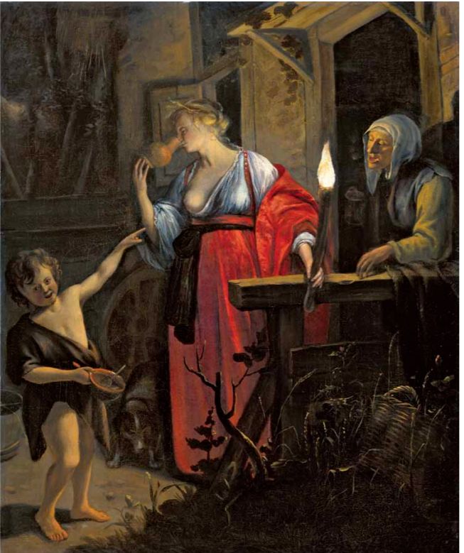 Jan Steen, De bespotting van Ceres, ca 1650 Part. Coll.