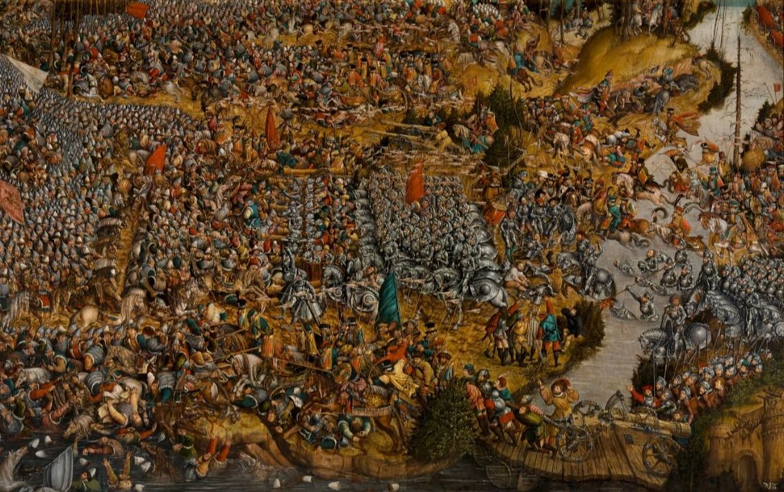 Slag bij Orsja, schilderij toegeschreven aan Hans Krell.