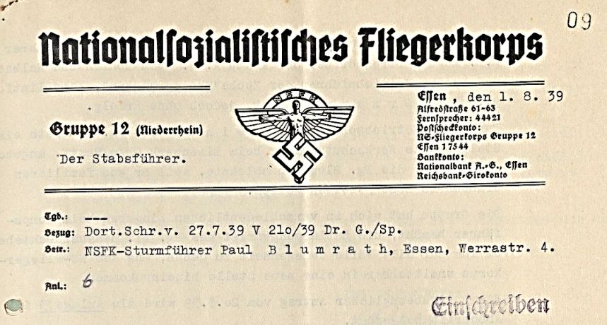Afbeelding uit: Landesarchiv NRW Abteilung Rheinland RW 0014 / NSDAP-Gaugericht Essen RW 0014, Nr. 330.