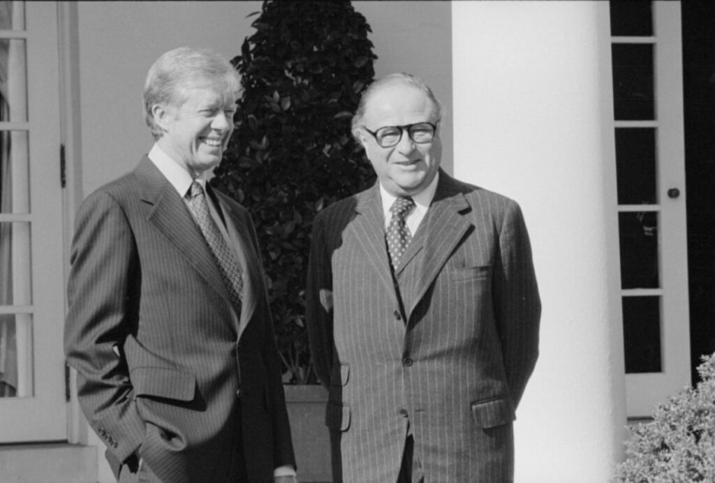 Bruno Kreisky op bezoek bij de Amerikaanse president Jimmy Carter, 1979