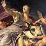 De Fenicische prinses Europa met daarbij de oppergod Zeus in de gedaante van een stier - Antonio Bellucci