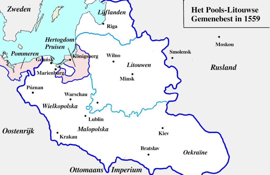 Het Pools-Litowse Gemenebest van 1559