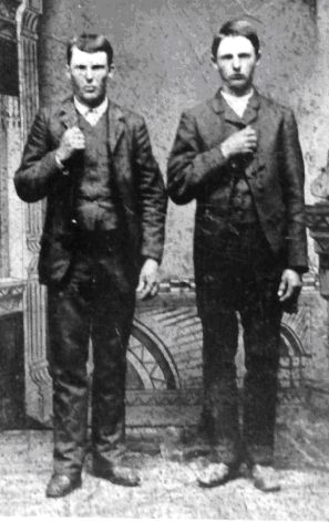 Jesse James en zijn broer Frank, 1872