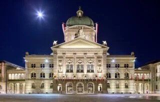 Het parlementsgebouw Zwitserland in Bern