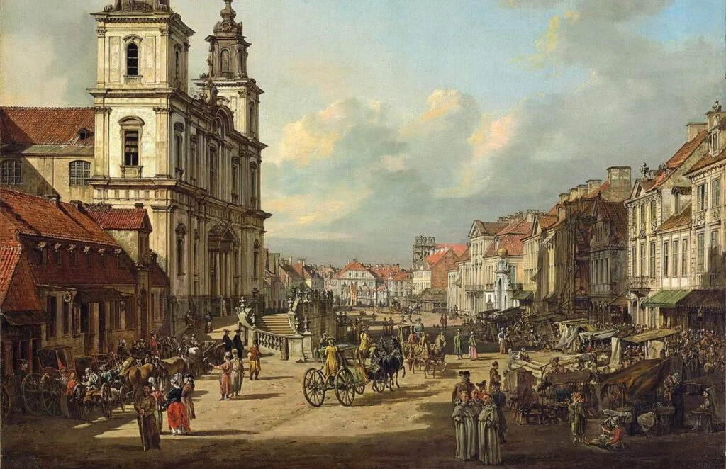 Warschau tegen het einde van de achttiende eeuw