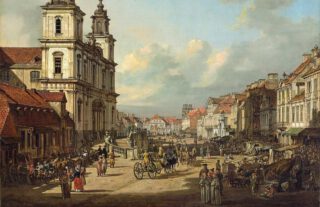 Warschau tegen het einde van de achttiende eeuw