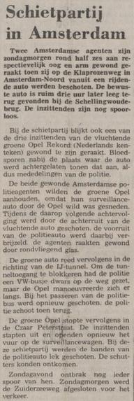 Krantenbericht in De Waarheid, 17 oktober 1977. Bron: Delpher