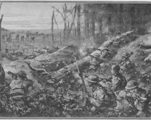 7th Royal West Kents in de verdediging van Trônes Wood, 13-14 juli 1916 - Ed. H.W. Wilson