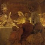 Schilderij van Rembrandt van Rijn over de Bataafse Opstand, ca. 1661