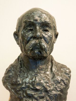 Buste van Clemenceau, gemaakt door Auguste Rodin