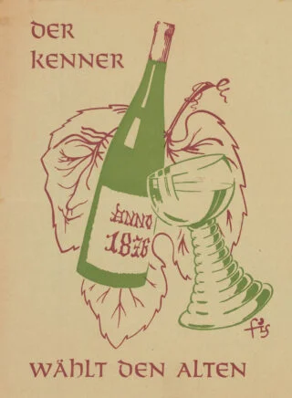 Campagneposter van het CDU (1961). Met een knipoog naar Adenauers bijnaam ‘der Alte’