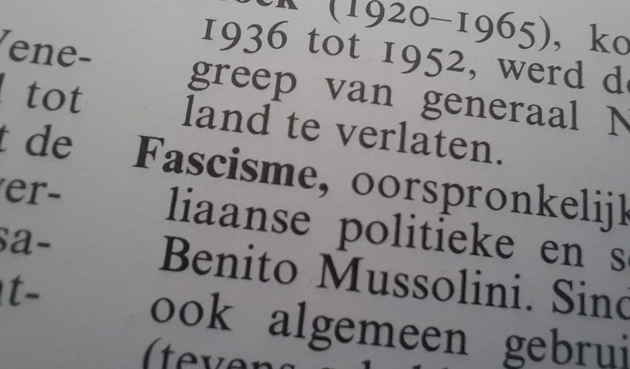 Fascisme. Begripsomschrijving in een historische encyclopedie