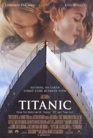 Filmposter van de Titanic-film uit 1997