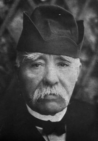 Georges Clemenceau kort voor zijn overlijden