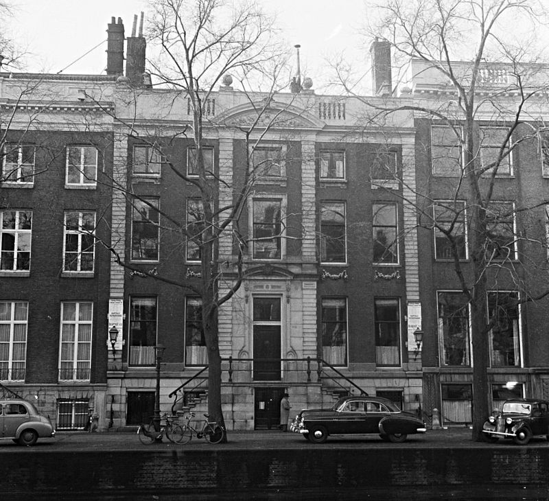 Herengracht 458 in 1951, het voormalige kunsthandel Goudstikker-pand
