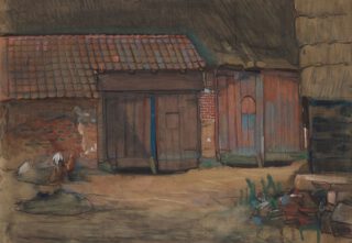 Piet Mondriaan, Barn doors of a Brabant farm building