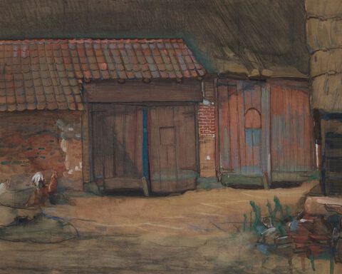 Piet Mondriaan, Barn doors of a Brabant farm building