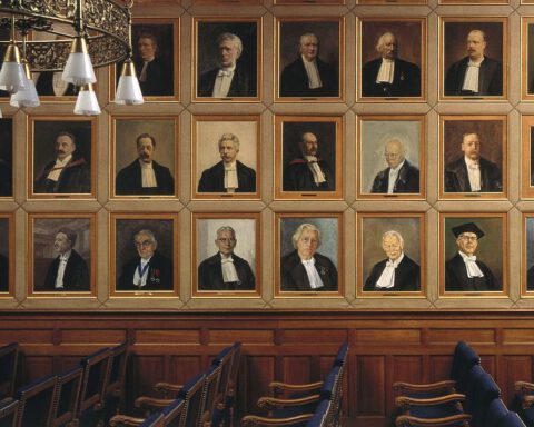 Senaatszaal in het Academiegebouw van Groningen