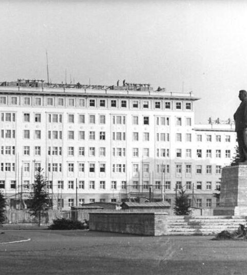 Standbeeld van Jozef Stalin in Berlijn