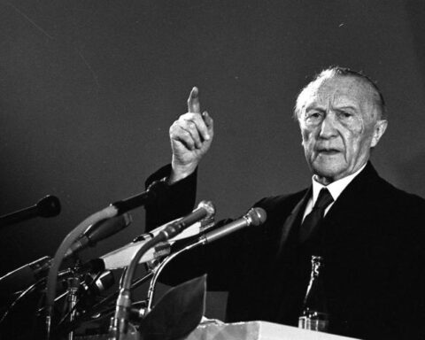 Adenauer in de Bondsdag, 1965