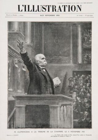 Clemenceau op de voorpagina van L'Illustration, 11 november 1918