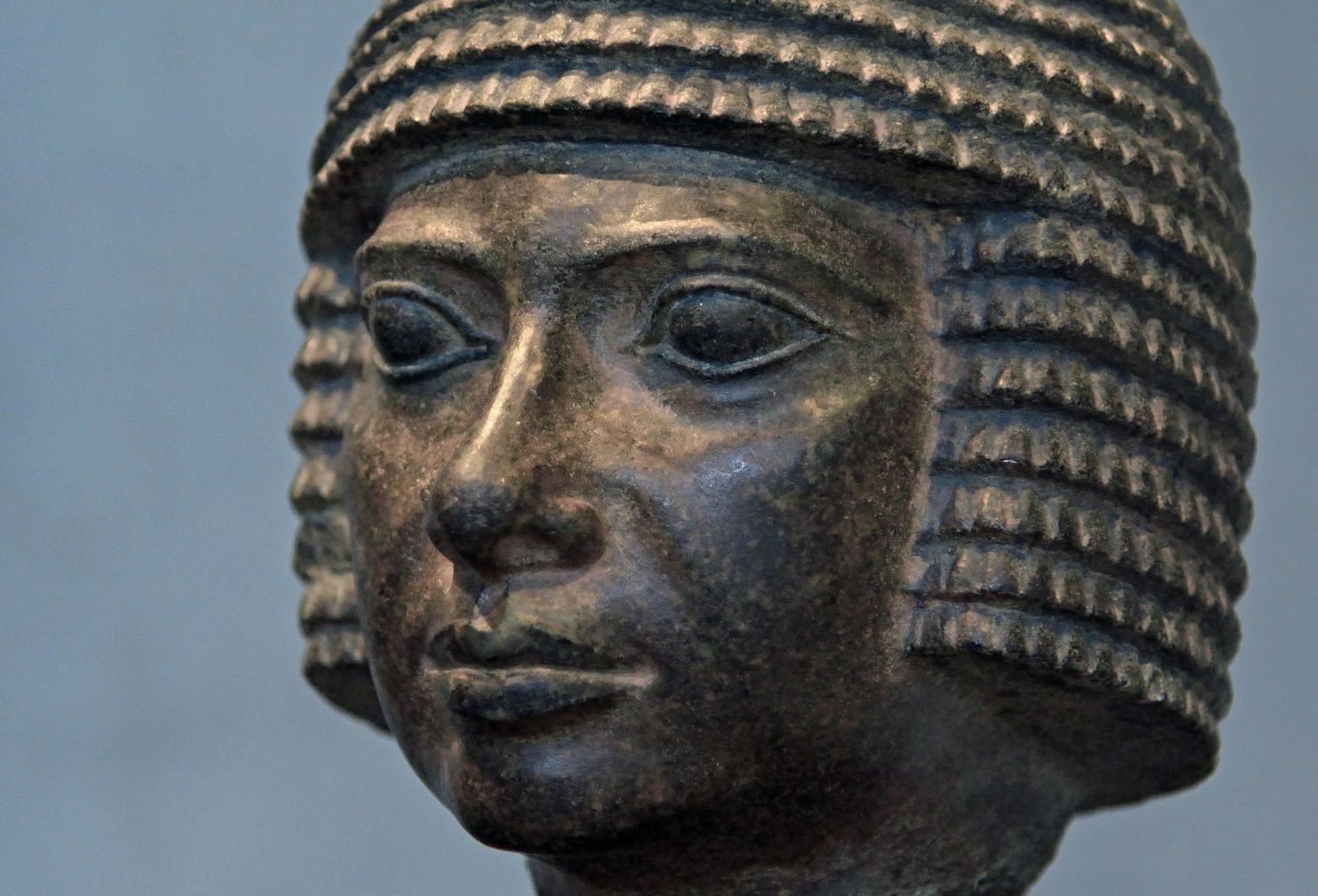Portret van een man, daterend uit de 4e dynastie van het Oude Rijk van Egypte, ca. 2550 v. Chr.
