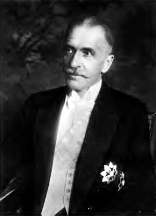 De Poolse president Ignacy Mościcki rond 1928