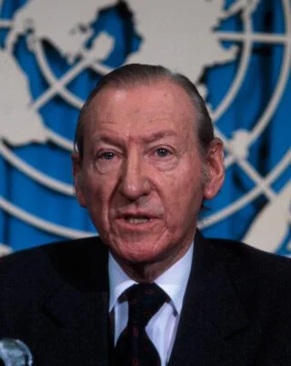 Kurt Waldheim als secretaris-generaal van de Verenigde Naties