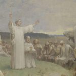 Willibrordus predikt het Christendom aan de Friezen - Georg Sturm