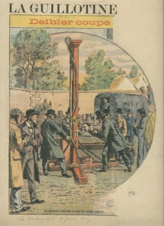 Executie uitgevoerd door Anatole Deibler, 1909