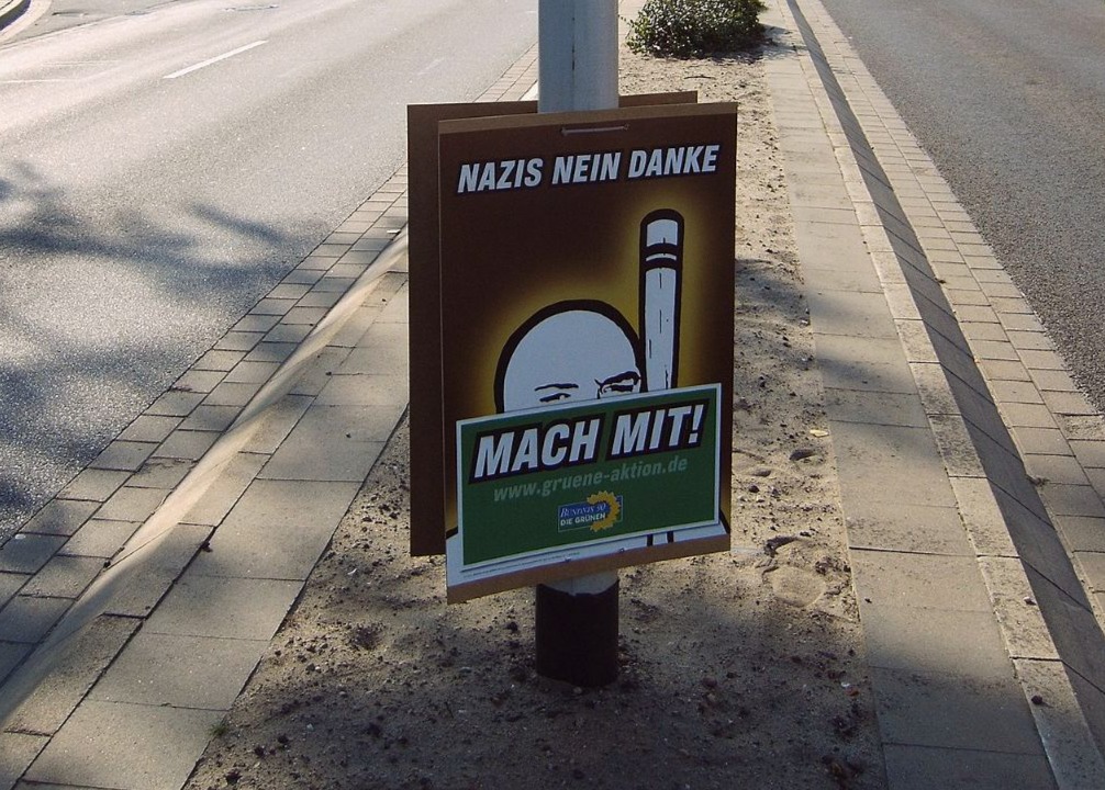Verkiezingsposter van de Grünen, 2005