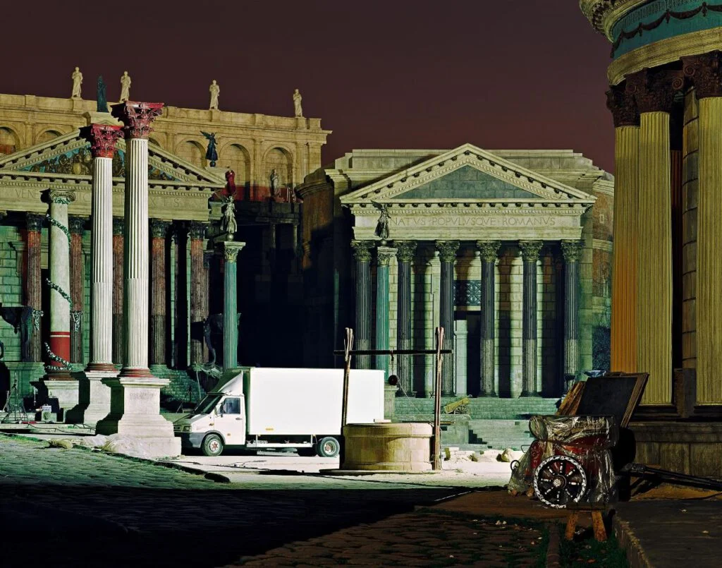 Filmset van de tv-serie Rome, Cinecittà-studio’s