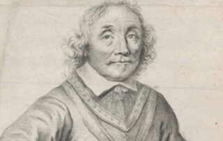 Detail van de door Jan Lievens gemaakte tekening van Maarten Tromp