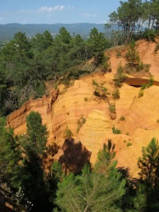 Okergroeve bij Roussillon