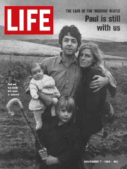 Paul McCartney, opgespoord door het magazine LIFE