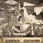 Tegeltableau naar het schilderij in de plaats Guernica