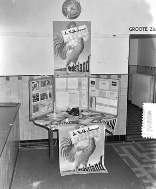 Volkskrant-standje in 1952