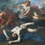 Diana (Artemis) bij het levenloze lichaam van Orion, kort voordat hij als sterrenbeeld aan de hemel wordt gezet