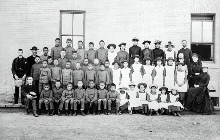 St. Paul's Indian Industrial School, Middlechurch, Manitoba, 1901