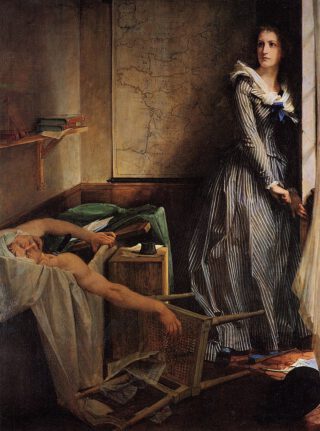 Charlotte Corday d’Amont kort na de moord - Paul-Jacques-Aimé Baudry, 1860