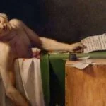 De dood van Marat door Jacques-Louis David, 1793
