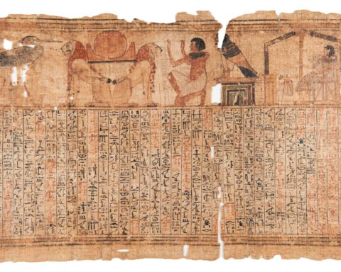 De papyrus van Qenna vel 10